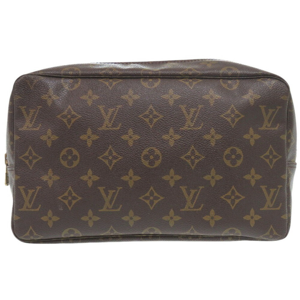 LOUIS VUITTON Authentic Brown Monogram Pouch - Picture 2 of 9